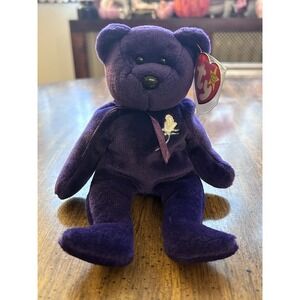 Princess Diana Bear Ty Beanie Babies Original Plush Toy Rare Version Buy Now!!